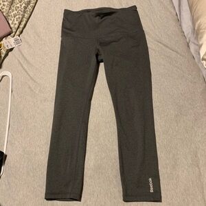 Grey Reebok Capri Leggings